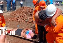 Unas 2 mil personas participan en ejercicio de protección en el barrio Hilario Sánchez Foto: Unas 2 mil personas participan en ejercicio de protección en el barrio Hilario Sánchez / TN8