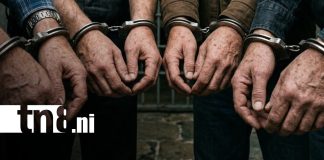 Foto: Captura de delincuentes en Nicaragua / TN8