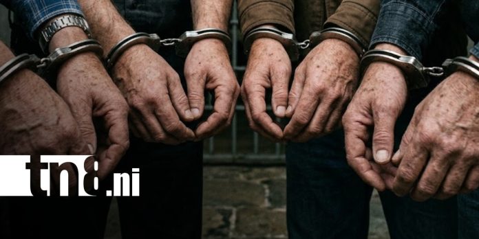 Foto: Captura de delincuentes en Nicaragua / TN8