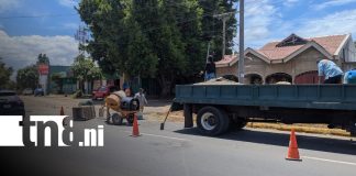 Foto: Semáforos en el barrio Carlos Marx, Managua / TN8