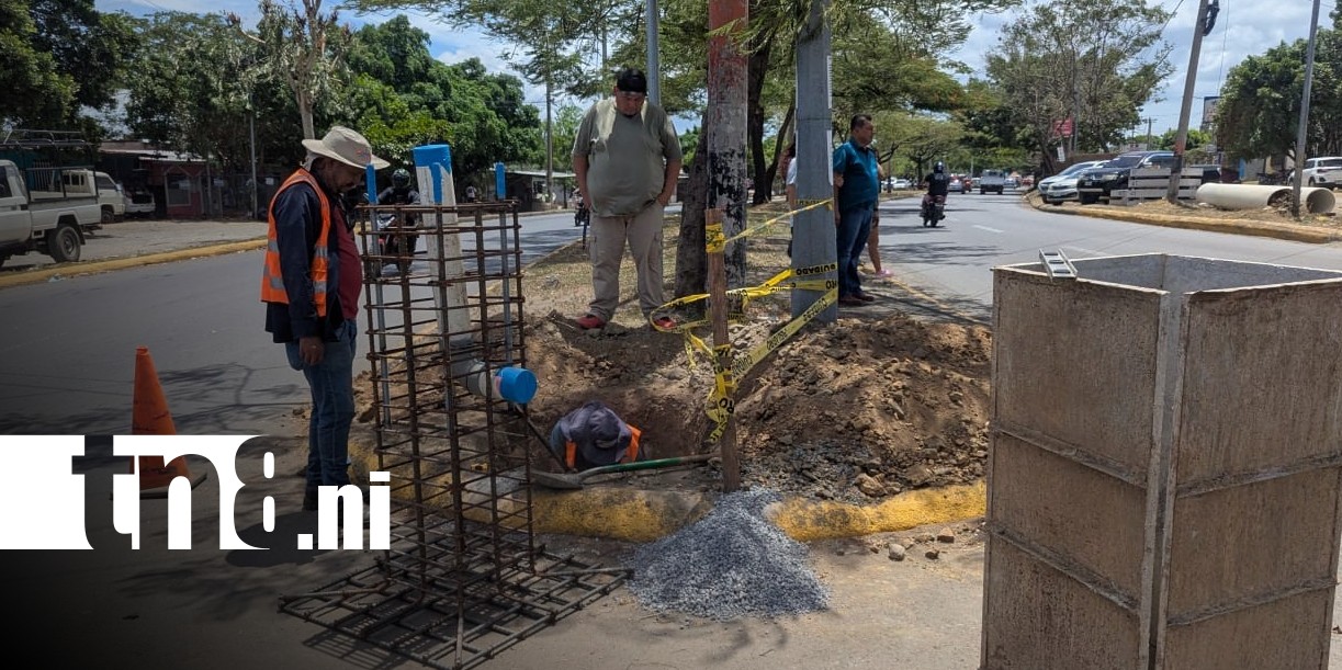 Foto: Semáforos en el barrio Carlos Marx, Managua / TN8