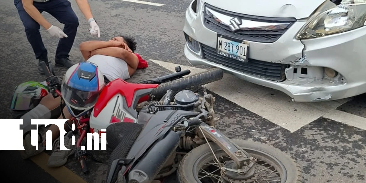 Foto: Accidente de tránsito en Managua / TN8
