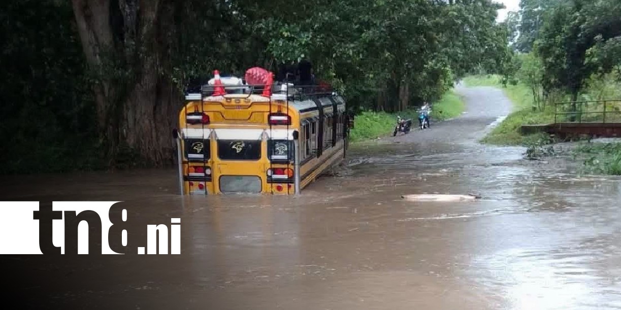 Foto: Crecida de Río Venecia en Jinotega / TN8