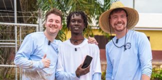 Foto: MrBeast en Ghana