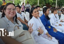 Más de 100 atletas universitarios de Nicaragua reciben reconocimiento por su trayectoria deportiva Foto: Reconocen esfuerzo, dedicación y disciplina de más de 100 atletas universitarios destacados de Managua, Nicaragua / TN8