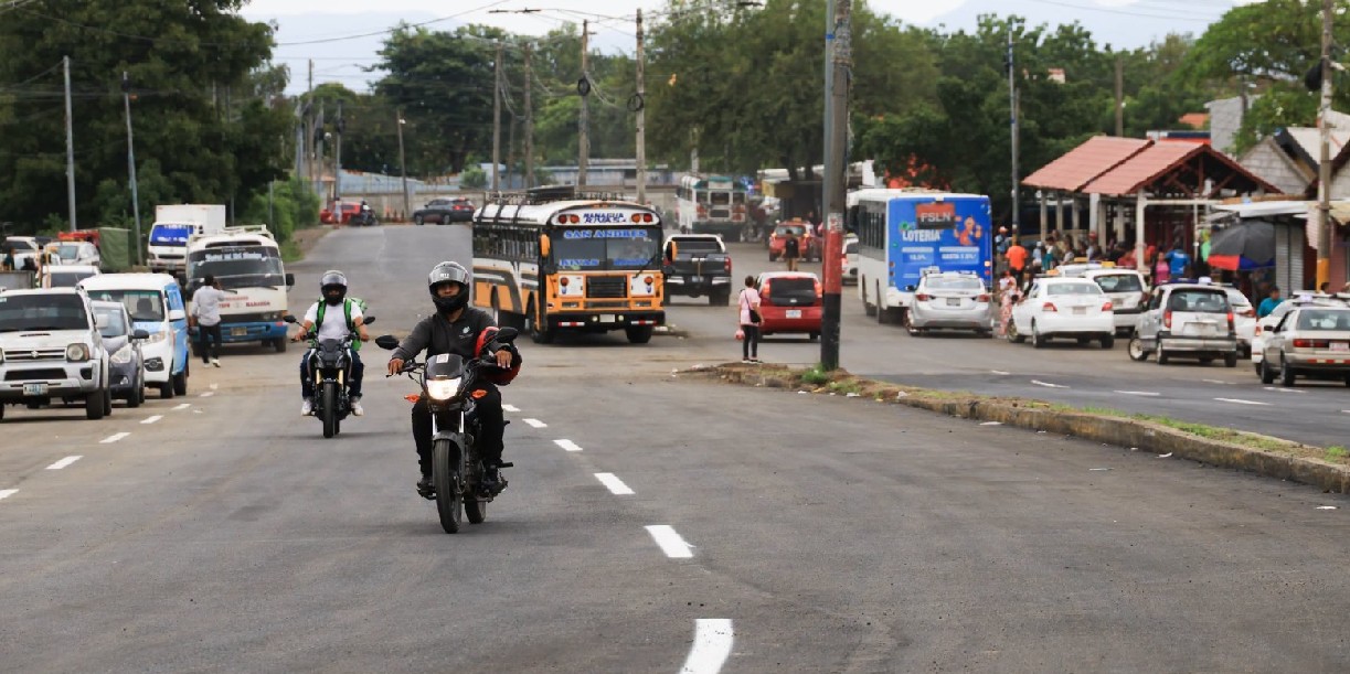 Foto: Afectaciones de vías en algunos puntos de Managua / TN8