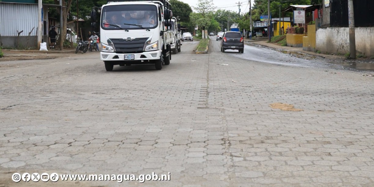 Foto: Afectaciones de vías en algunos puntos de Managua / TN8