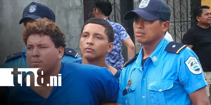Foto: Captura de presuntos autores de crimen en Ciudad Sandino / TN8 Foto: Captura de presuntos autores de crimen en Ciudad Sandino / TN8