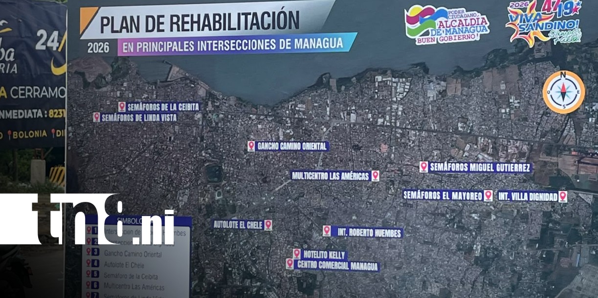 Foto: Rehabilitación de vías en el Mercado Roberto Huembes, Managua / TN8