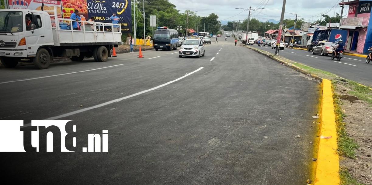 Foto: Rehabilitación de vías en el Mercado Roberto Huembes, Managua / TN8