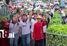 Juventud Sandinista conmemora los 70 años de la gesta de Rigoberto López Pérez Foto: Juventud Sandinista realiza homenaje al héroe Rigoberto López Pérez / TN8