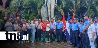 Foto: Homenaje a Rigoberto López Pérez en León / TN8