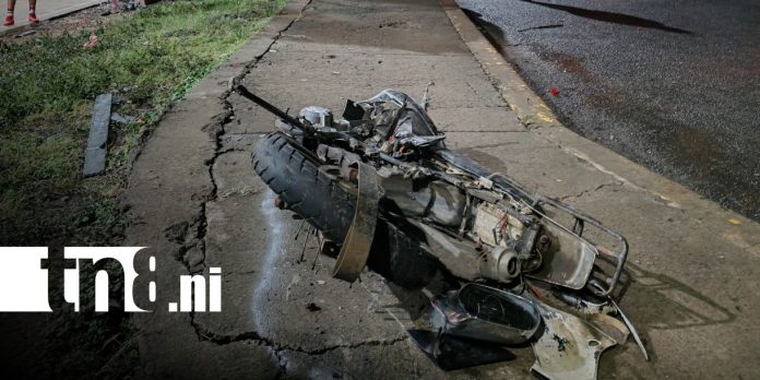 Foto: Accidente de tránsito en Rivas / TN8 Foto: Accidente de tránsito en Rivas / TN8