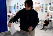 Foto: Resultados de elecciones parlamentarias en Rusia
