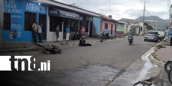 Foto: Accidente de tránsito en Estelí / TN8 Foto: Accidente de tránsito en Estelí / TN8