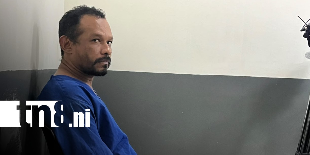 Foto: Sujeto enfrenta la justicia por delito en Managua / TN8