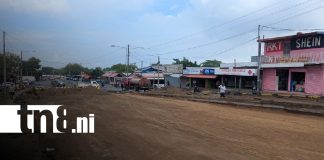 Foto: Desvíos en el sector del Mercado Roberto Huembes, Managua / TN8