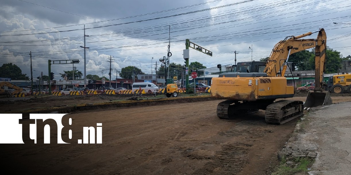 Foto: Desvíos en el sector del Mercado Roberto Huembes, Managua / TN8
