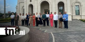 Foto: Visita de funcionarios de Nicaragua al Templo de Managua / TN8