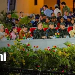 Comandante Daniel Ortega: “Aquí está un pueblo y un Ejército que ni se vende ni se rinde jamás” Foto: Acto por el 47 aniversario del Ejército de Nicaragua, presidido por el Comandante Daniel Ortega y la Compañera Rosario Murillo, Co-Presidentes de la República / TN8