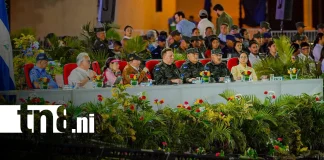 Foto: Acto por el 47 aniversario del Ejército de Nicaragua, presidido por el Comandante Daniel Ortega y la Compañera Rosario Murillo, Co-Presidentes de la República / TN8