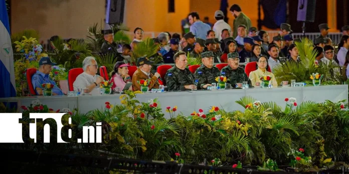 Foto: Acto por el 47 aniversario del Ejército de Nicaragua, presidido por el Comandante Daniel Ortega y la Compañera Rosario Murillo, Co-Presidentes de la República / TN8