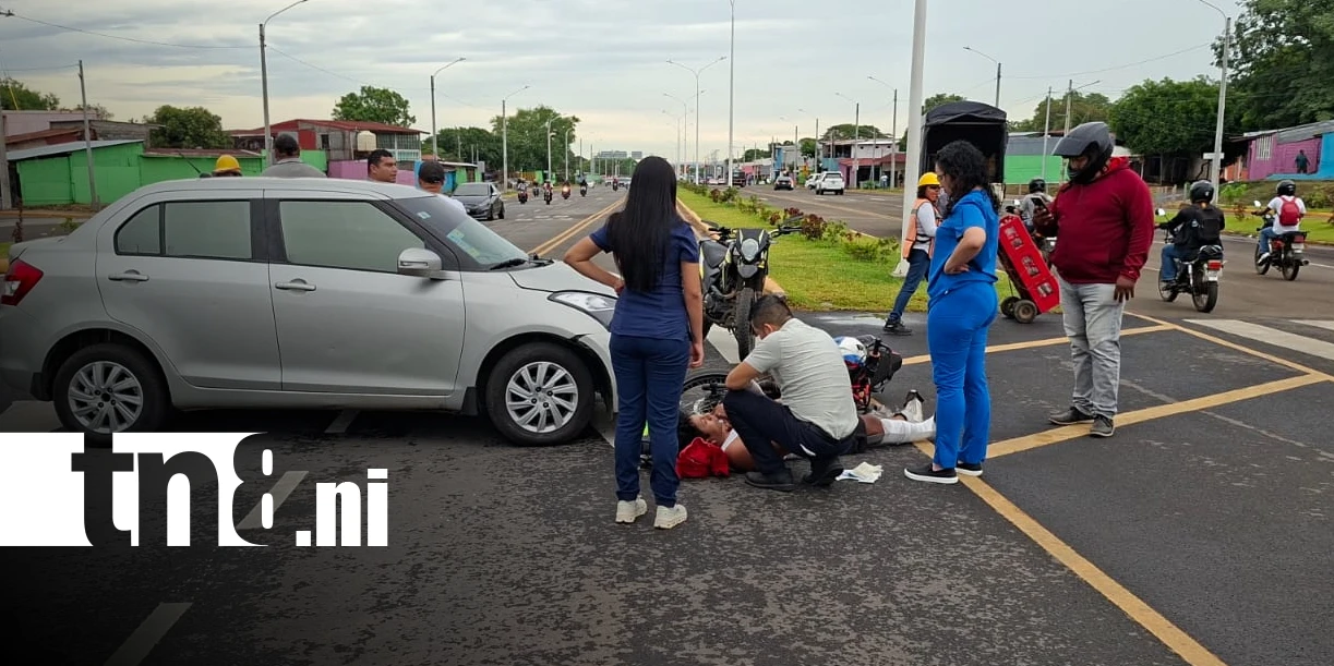 Foto: Accidente de tránsito en Managua / TN8