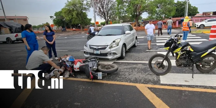 Foto: Accidente de tránsito en Managua / TN8 Foto: Accidente de tránsito en Managua / TN8