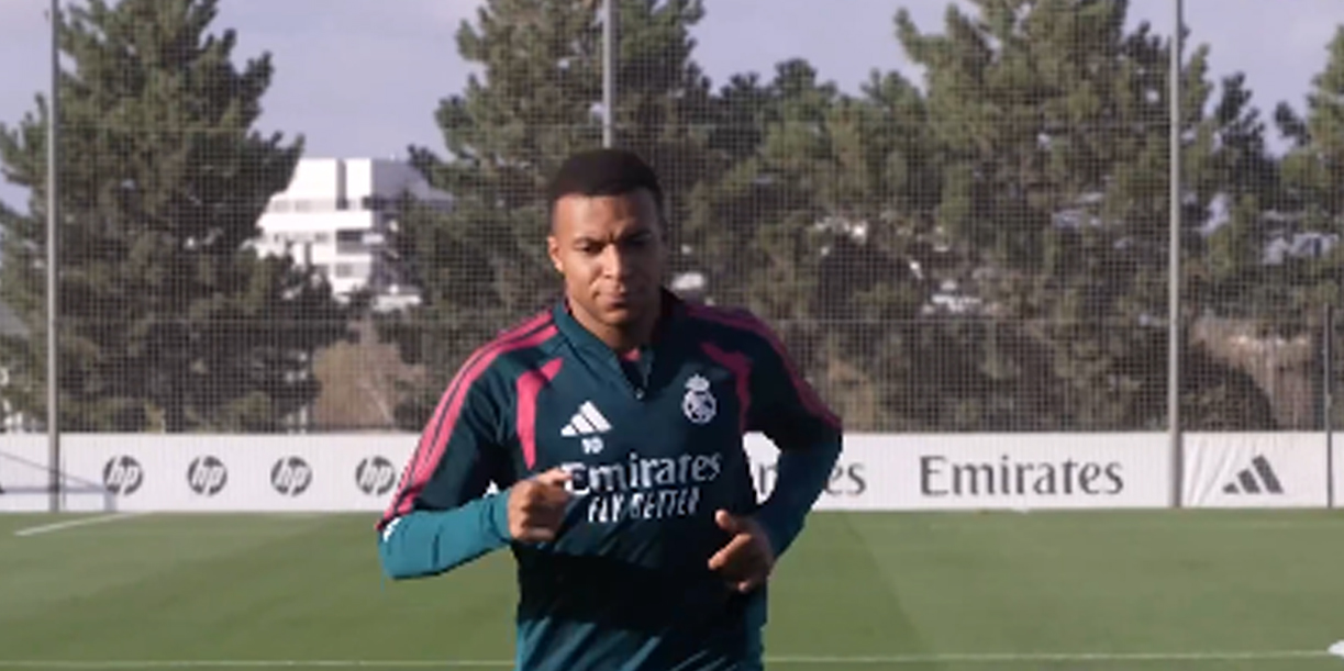 Foto: Kylian Mbappé continúa su recuperación en Valdebebas/Cortesía