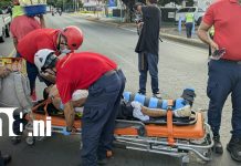 foto: Vendedor de chocolates es atropellado por motociclista en Managua/tn8