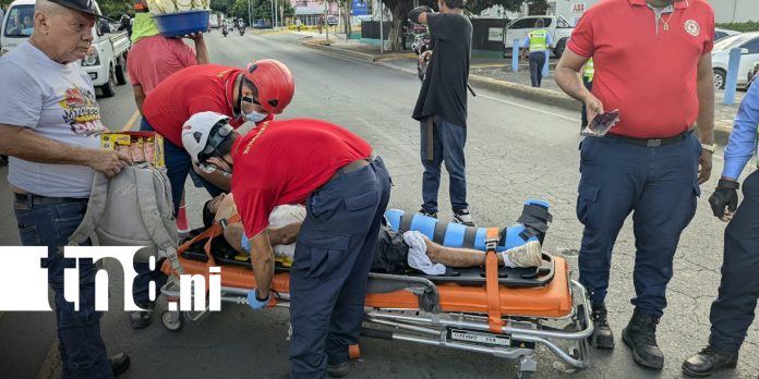 foto: Vendedor de chocolates es atropellado por motociclista en Managua/tn8 foto: Vendedor de chocolates es atropellado por motociclista en Managua/tn8