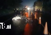 Motociclista muere en accidente de tránsito en el kilómetro 52 de La Paz Centro Foto: Motociclista fallece tras chocar con un vehículo en León/TN8