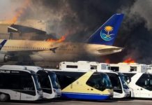 Alerta en Arabia Saudita: atacan aeropuerto y un avión comercial Foto: Tensión en Arabia Saudita: ataque contra aeropuerto deja víctimas y daños/Cortesía