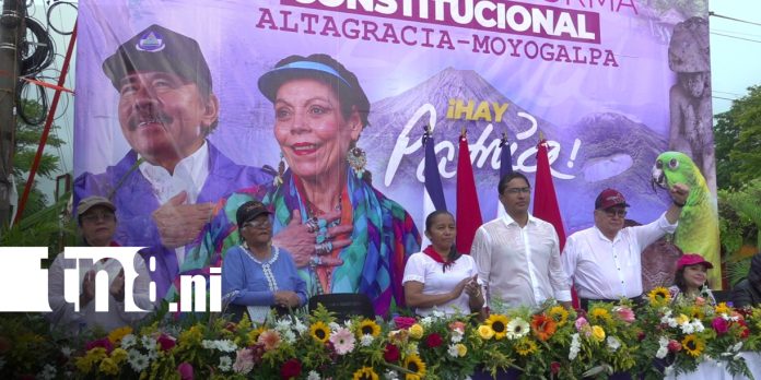 Foto: Ometepe participa en consulta bajo el lema “Hay Patria”/TN8 Foto: Ometepe participa en consulta bajo el lema “Hay Patria”/TN8