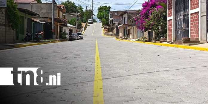 1 Foto: Ocotal transforma la infraestructura vial con nuevas calles adoquinadas en Monseñor Madrigal/TN8