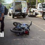 Foto: Colisión entre motocicletas deja dos lesionados en Chontales /TN8