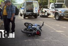 Foto: Colisión entre motocicletas deja dos lesionados en Chontales /TN8