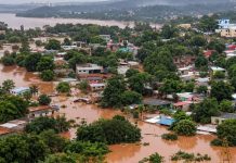 Paraguay en alerta: la crecida del río Paraná obliga a evacuar a cientos de familias Foto: Inundaciones golpean el este de Paraguay/Cortesía