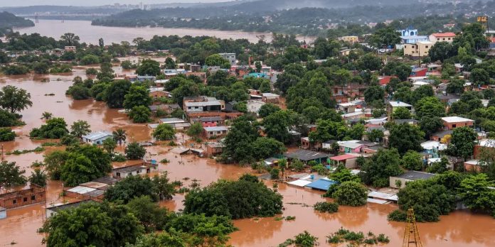 Foto: Inundaciones golpean el este de Paraguay/Cortesía Foto: Inundaciones golpean el este de Paraguay/Cortesía