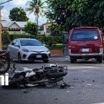 Foto: Dos motociclistas lesionados tras triple colisión en Carazo/TN8