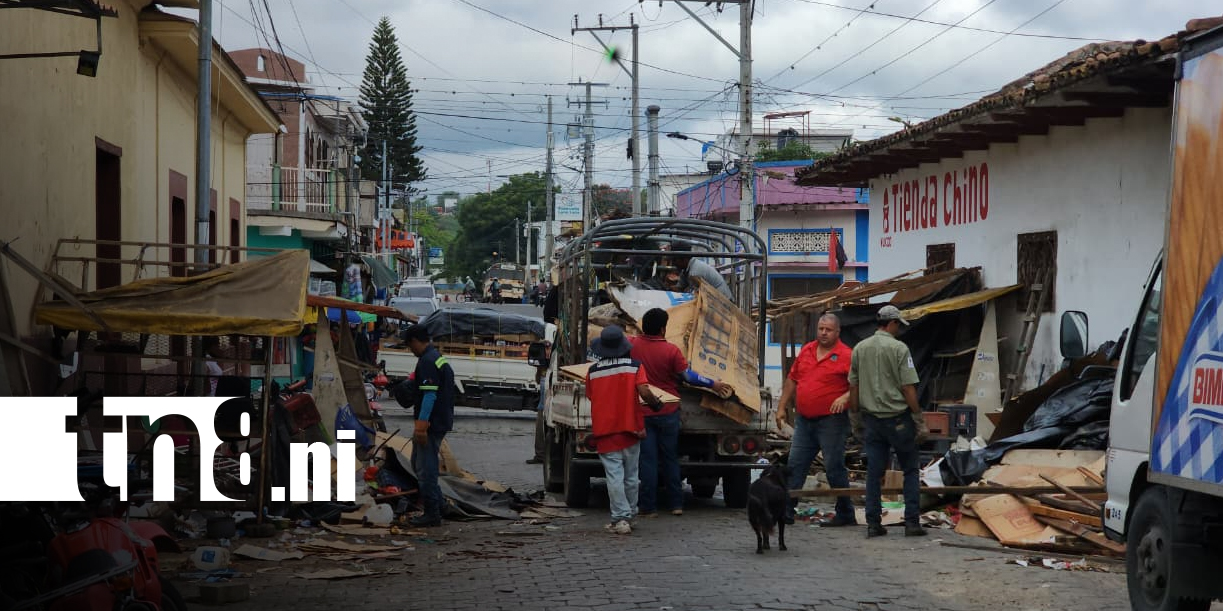 Foto: Comerciantes de Somoto estrenan espacios para vender sus productos/TN8