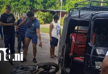 Motociclista resulta lesionado tras accidente de tránsito en Moyogalpa, Ometepe Foto: Motociclista resulta lesionado tras accidente de tránsito en Moyogalpa, Ometepe/TN8