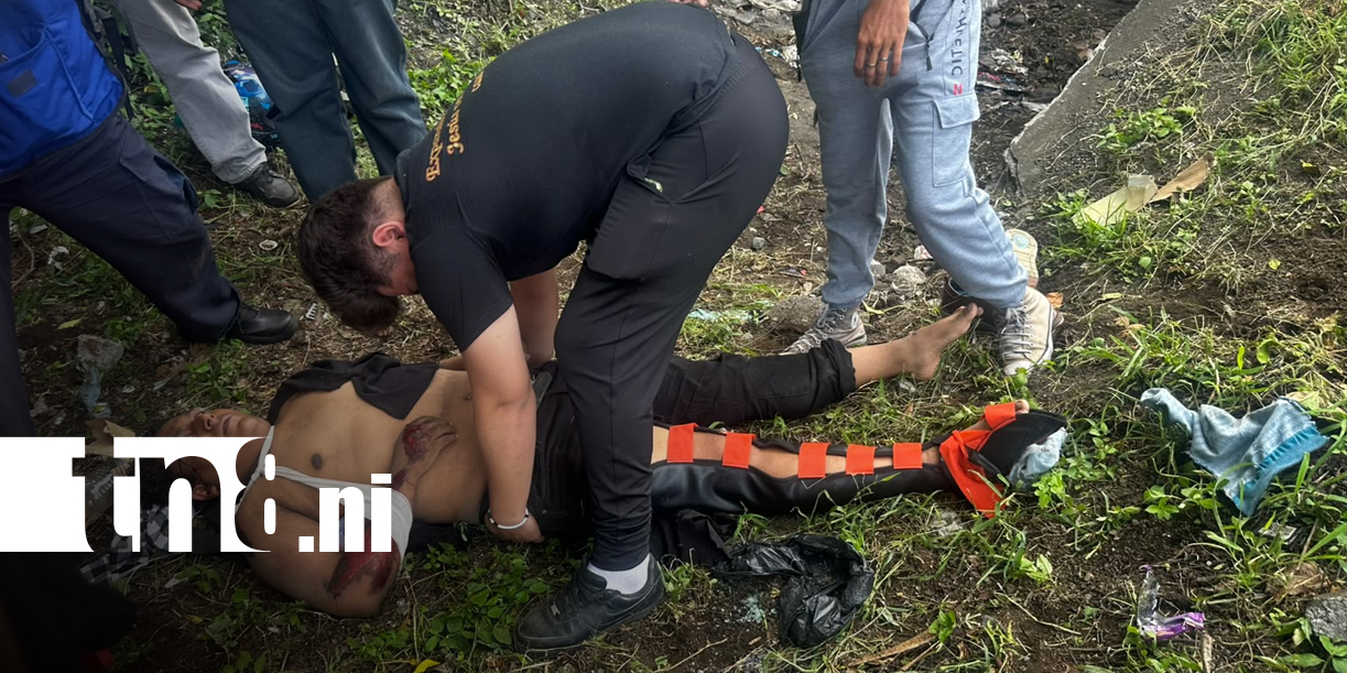 Foto: Accidente vial deja dos lesionados en el kilómetro 8 de la carretera nueva a León/TN8