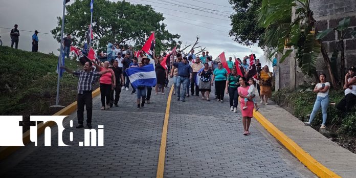 1 Foto: Muy Muy, Matagalpa inaugura nueva calle adoquinada y caja puente/TN8