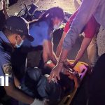 Foto: Motociclista resulta lesionado tras impactar contra una valla metálica en Río Blanco/TN8
