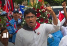 Foto: Militancia sandinista de Granada rinde homenaje al Comandante Pedro Aráuz Palacios/TN8