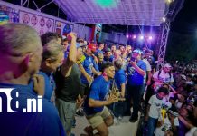 Foto: 1. Frente Sur festeja en Rivas su campeonato nacional de béisbol 2026/TN8