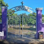 Foto: Familias celebran mejoras en cementerio de El Sacramento/TN8