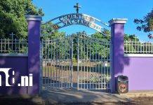 El Sacramento celebra mejoras en su cementerio comunitario de Moyogalpa Foto: Familias celebran mejoras en cementerio de El Sacramento/TN8