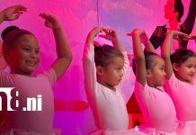 50 pequeñas bailarinas reciben nuevos trajes de ballet en Managua Foto: 50 niñas reciben vestuario para ballet clásico en Managua/TN8